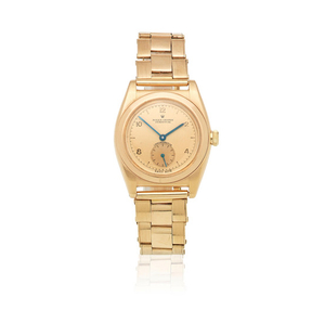 Rolex. An 18K rose gold automatic bracelet watch