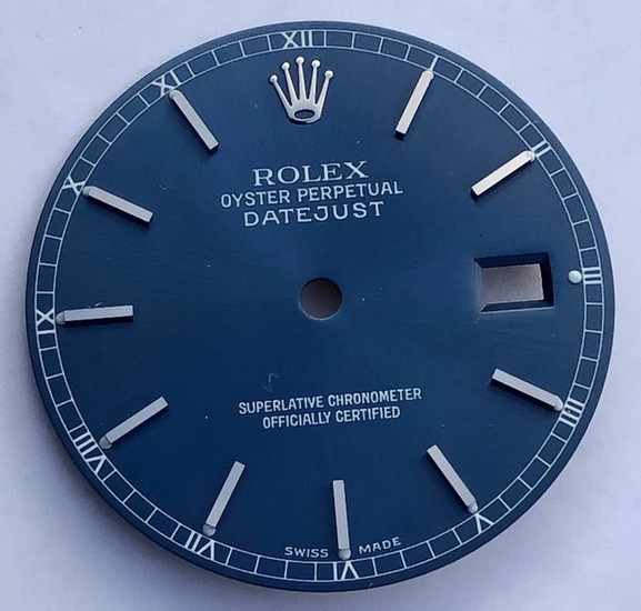 Rolex - BLUE dial - datejust- Rolex - Datejust swiss Made dial- Unisex - 2000-2010