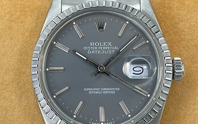 Rolex - Datejust Grey Dial - 16030 - Men - 1986