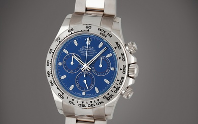 Rolex Daytona, Reference 116509 | A white gold chronograph wristwatch...