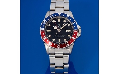 Rolex, GMT Master, Réf. 1675, n° 5194xxx, vers 1977. Une belle montre de pilote en...