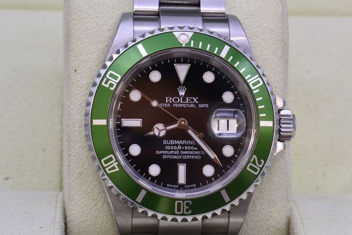 Rolex - Submariner ghiera verde "Fat Four" Mark. 1 - Ref. 16610LV - Men - 2000-2010