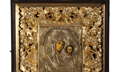Russian icon of the 19th century.