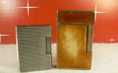S.T. Dupont - Line 2 - Lot of two pocket lighters