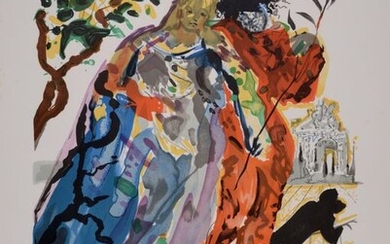 Salvador Dali (1904-1989) - Fille de Minos..., from Ovide L'art D'aimer - Handsigned - Large size