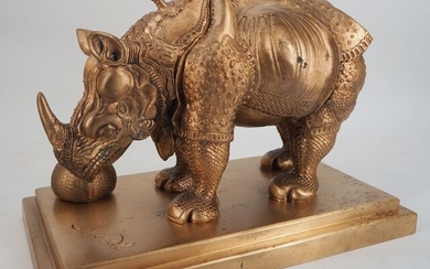 Salvador Dali (1904-1989) - Rhinocéros habillé en dentelle