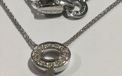 Salvini gioielli - 18 kt. White gold - Necklace with pendant Diamonds
