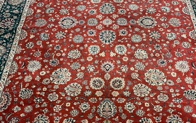 Semi Antique Hand Woven Persian Tabriz 12x8.11
