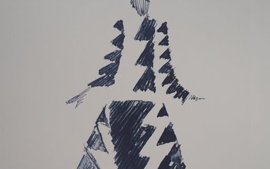 Sonia Delaunay (1885-1979) - Robe rythmes-triangles