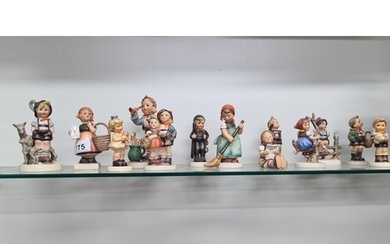 Star Lot : A collection of 13 Hummel figurines by Goebel, W....