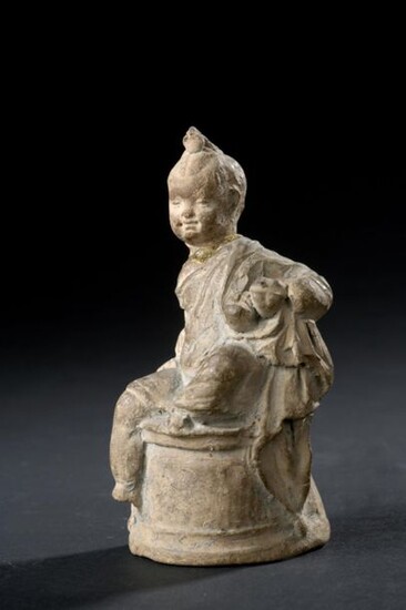 Statuette representing a seated