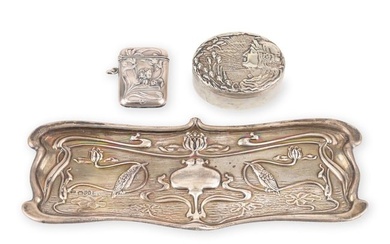 Sterling Silver Art Nouveau Accessories