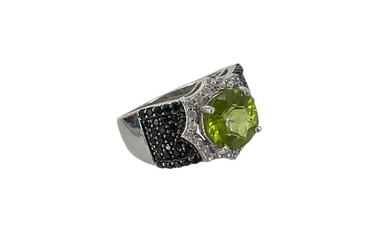 Sterling Silver & Stones Ring
