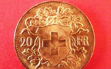 Switzerland. 20 Francs 1935 LB