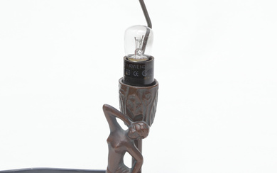 Table lamp, bronze, Aneta, art deco style, modern.