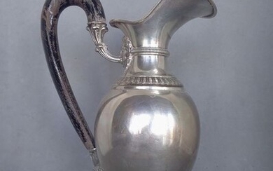 Tall jug - .800 silver - Italy - Early 20th century