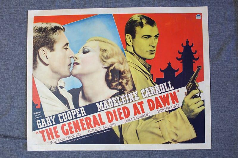 The General Died At Dawn (1936) US Half Sheet Movie