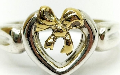 Tiffany - 18 kt. Silver, Yellow gold - Ring - No minimum price