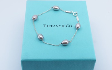 Tiffany & Co - Pearls by the Yard - 925 Silver - Bracelet Freshwater Pearl