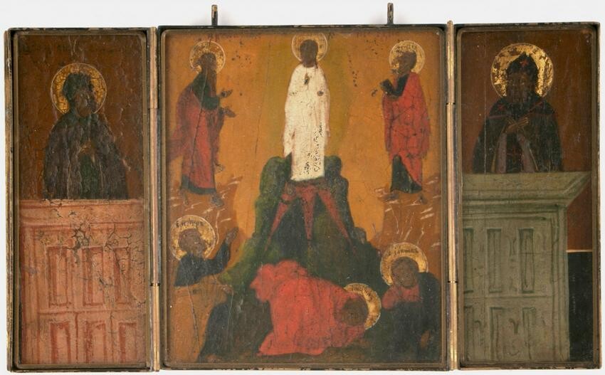 Transfiguration of Jesus Christ, triptych