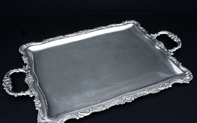 Tray, Large, Two Handled Tray - .915 silver - Spain - First half 20th century