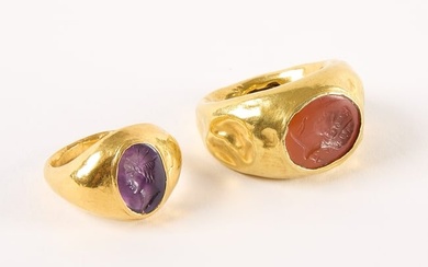 Two 22K Gold Rings