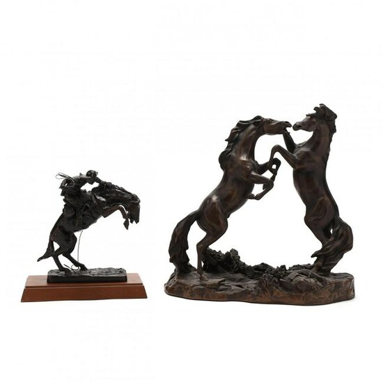 Two Western Horse Bronzes