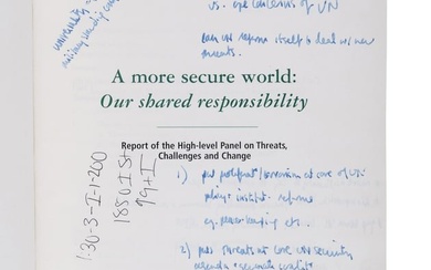 UNITED NATIONS | A More Secure World... Report of the High-Level Panel on Threats, Challenges and