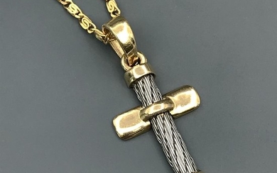 UnoAErre - 18 kt. White gold, Yellow gold - Necklace with pendant