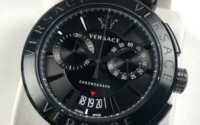 Versace - V-Racer Chronograph Black - VBR03 0017 - Men - 2011-present