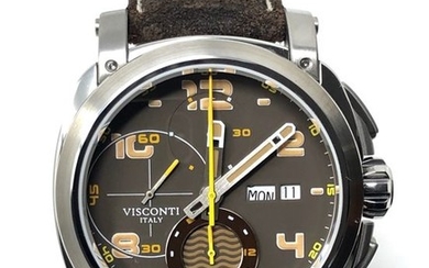 Visconti - Automatic Chronograph Watch Majorca Tobacco Limited Edition - KW30-21 - Men - BRAND NEW