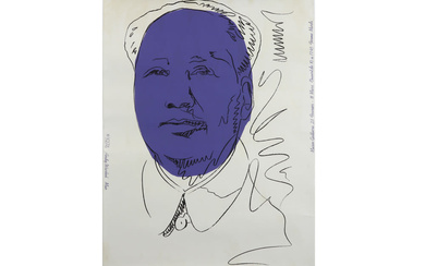 WARHOL ANDY (1930 - 1987) Andy Warhol poster with the...