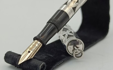 Waterman - 452 1/2 V - Sterling Silver - plumín semiflex - Fountain pen