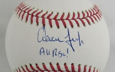 aaron judge signed baseball w/ "all