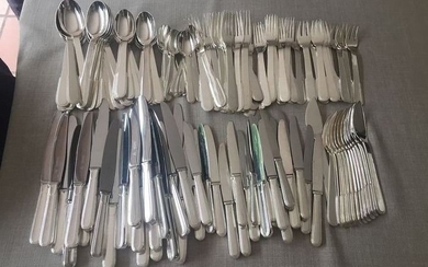 christian fjerdingstadt - christofle - Cutlery set (146) - Silver plated