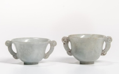 Two Jadeite Cups