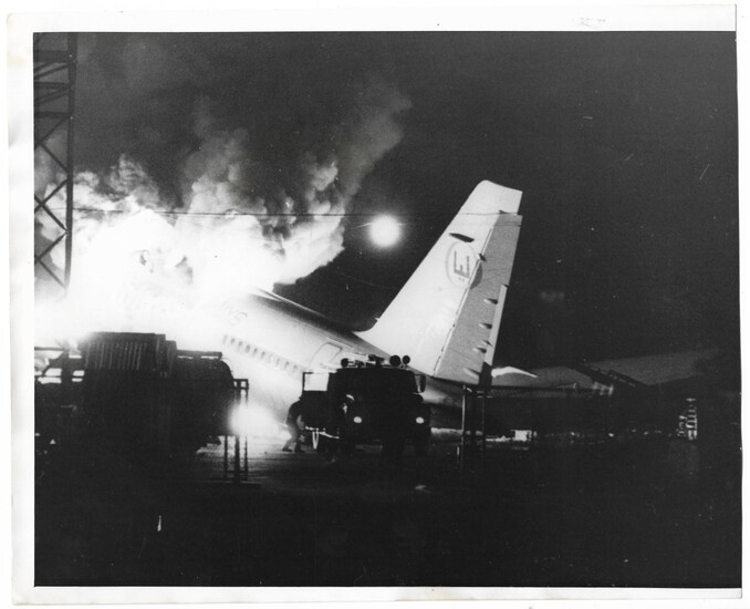 11 Photos - Israeli Attack of Beirut Airport - 1968