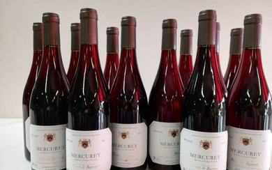 12 bottles of Mercurey Bourgogne Harvest 2017 Henri de Bareuil