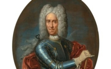 Giacomo Ceruti (Milan 1698-1767), Portrait of Johann Matthias von der Schulenburg (1661-1747), half-length, in armour