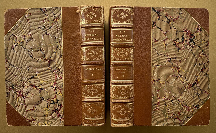 1889 ed. of Bryce's American Commonwealth, 2 vols