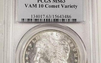 1890 O Morgan Silver Dollar PCGS MS-63 VAM 10 - Comet Variety - Hot 50
