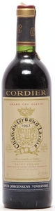 1905/3176: 1 bt. Château Gruaud Larose, Saint - Julien. 2. Cru Classé 1982 A/B (ts).