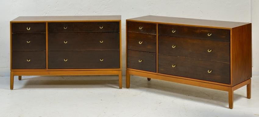 2 Mid Century Modern Chests / Dressers - Stag
