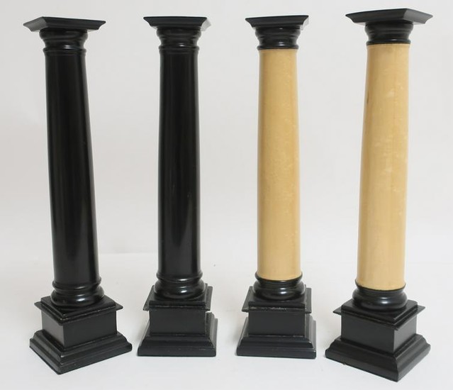 2 Pair Decorative Tabletop Columns
