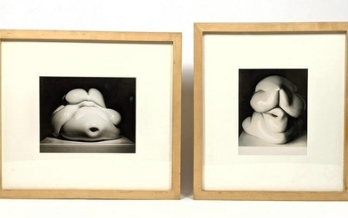 2 Photos -William Watkins of Herbert George Sculptures