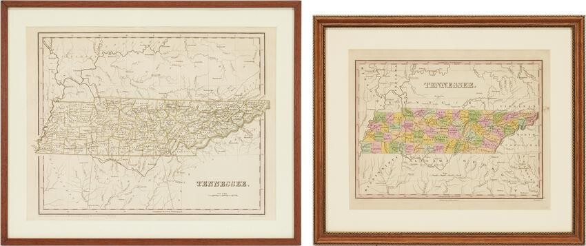 2 TN Maps, incl. Finley & Bradford