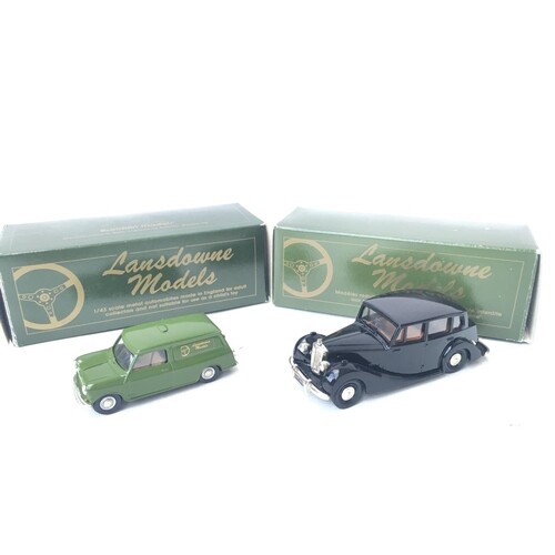 2 X Lansdowne Models including LD4 1962 Morris Mini Van MK.I...