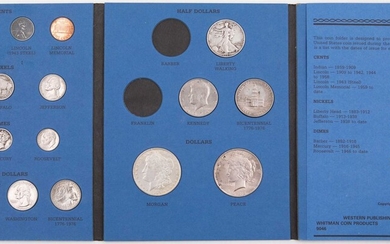 ארה"ב, אלבום מטבעות המאה העשרים, מכיל סוגי מטבעות שהונפקו במאה ה-20, כולל מטבעות כסף