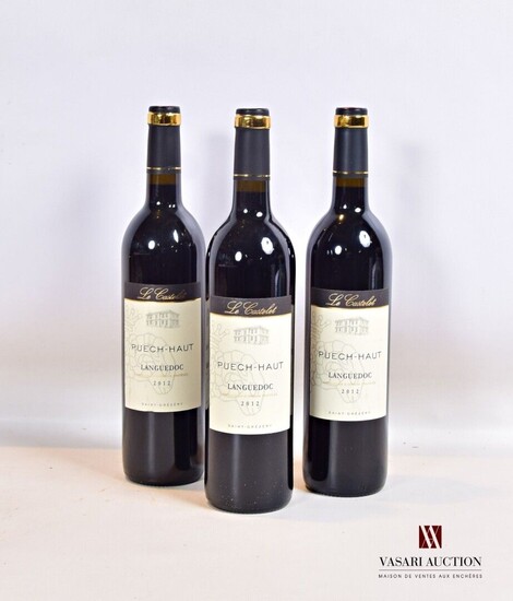 3 bouteilles LANGUEDOC "Le Castelet" mise... - Lot 276 - Vasari Auction