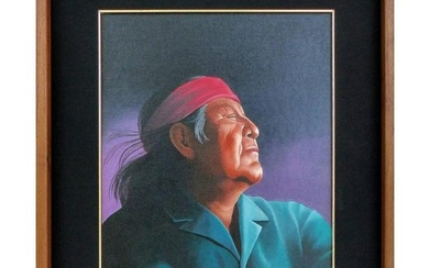 1990s Southwestern Portrait by Jeff St. John